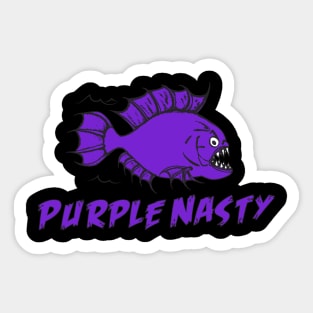 Purple Nasty Sticker